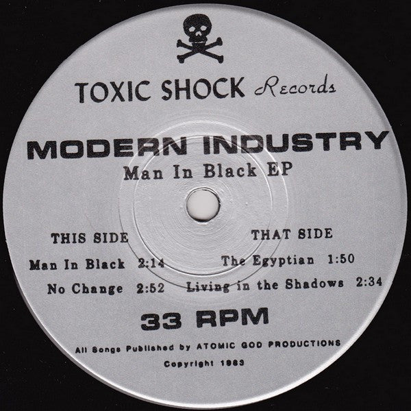 Modern Industry : Man In Black E.P. (7", EP)