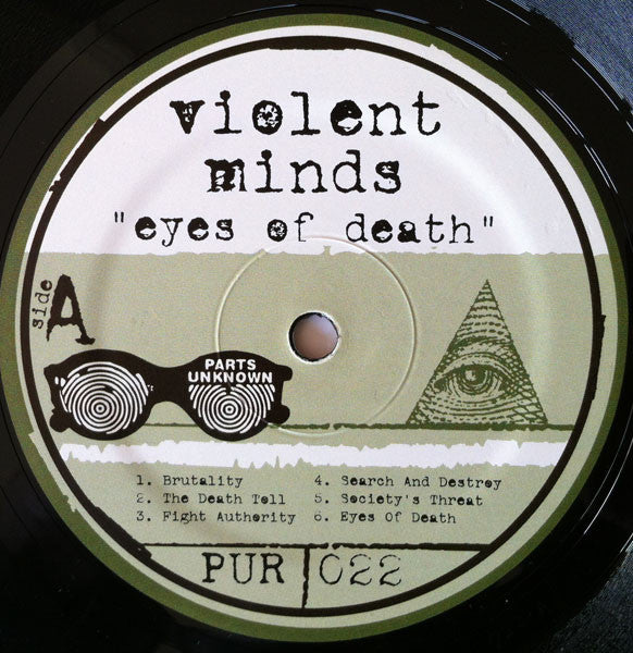 Violent Minds : Eyes Of Death (12", Album)