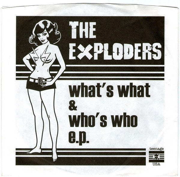 The Exploders (2) : What's What & Who's Who E.P. (7", EP)
