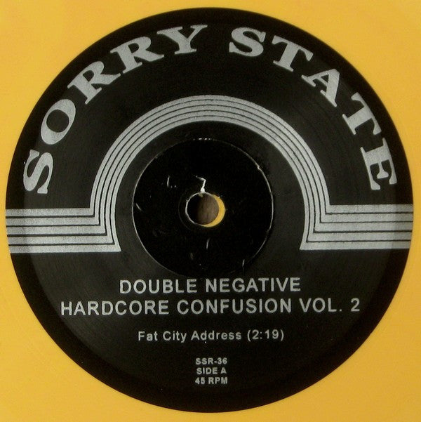 Double Negative : Hardcore Confusion Vol. 2 (7", Ora)