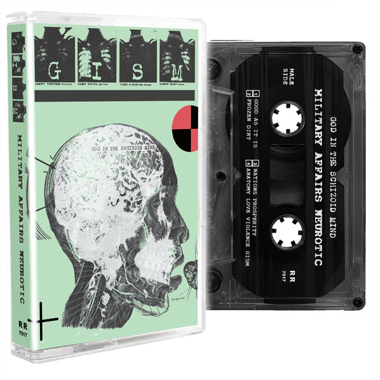 G.I.S.M. - "Military Affairs Neurotic" Cassette Tape