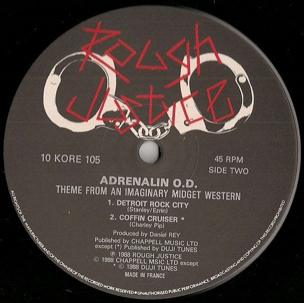 Adrenalin O.D. : Theme From An Imaginary Midget Western (10", Single)