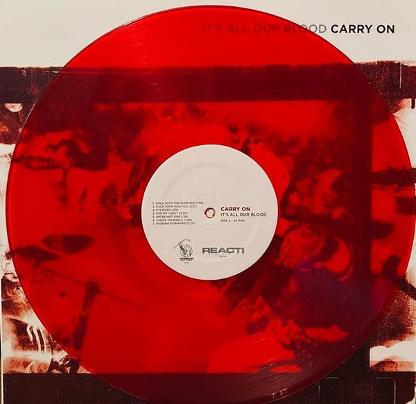 Carry On (2) : It's All Our Blood (LP, Comp, Red)