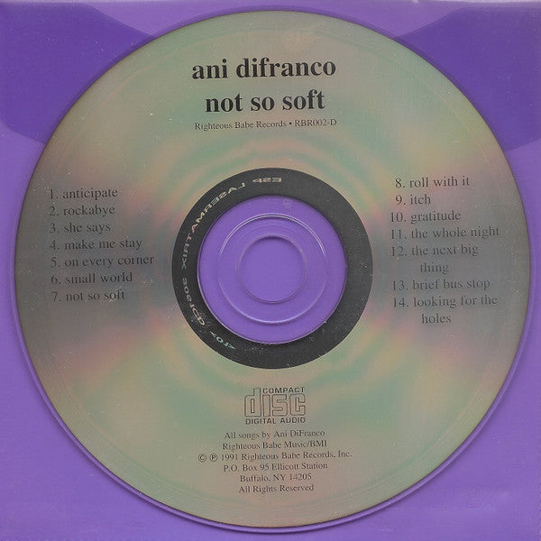 Ani DiFranco : Not So Soft (CD, Album, RP)