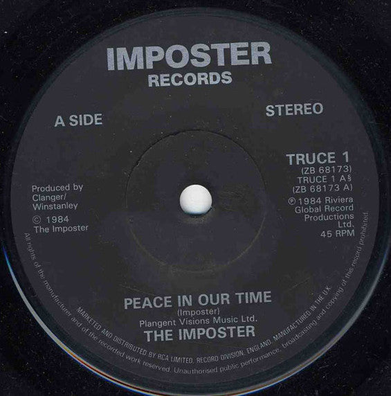 The Imposter (2) : Peace In Our Time (7", Single, Sol)