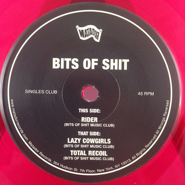 Bits Of Shit : Rider (7", Ltd, Red)