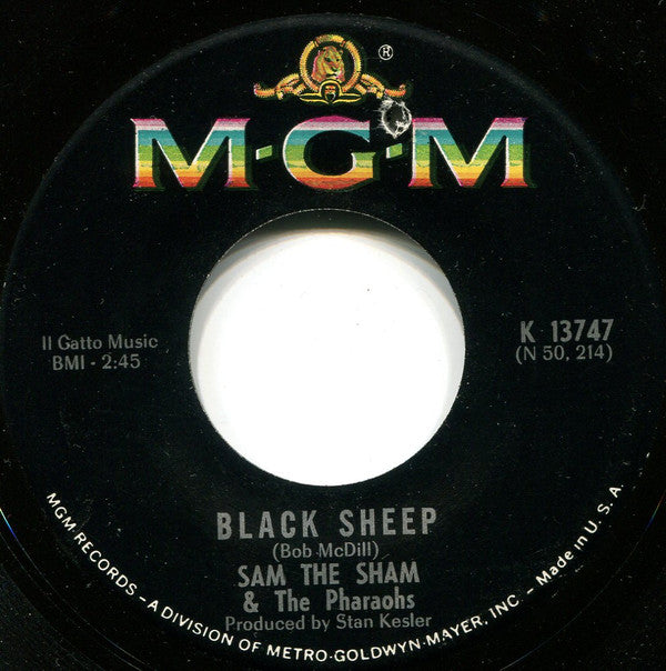 Sam The Sham & The Pharaohs : Black Sheep (7")