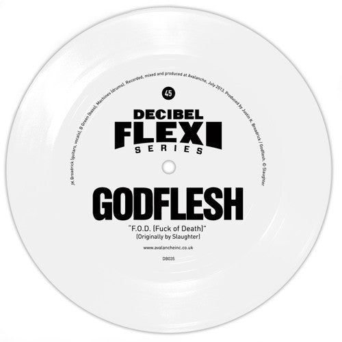 Godflesh : F.O.D. (Fuck Of Death) (Flexi, 7", S/Sided, Ltd, Whi)