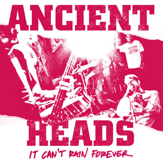 Ancient Heads : It Can't Rain Forever (7", EP, Whi)