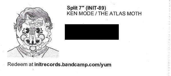 The Atlas Moth / KEN Mode : The 6th Passenger Is Death / Absolutely Not (7", Whi)