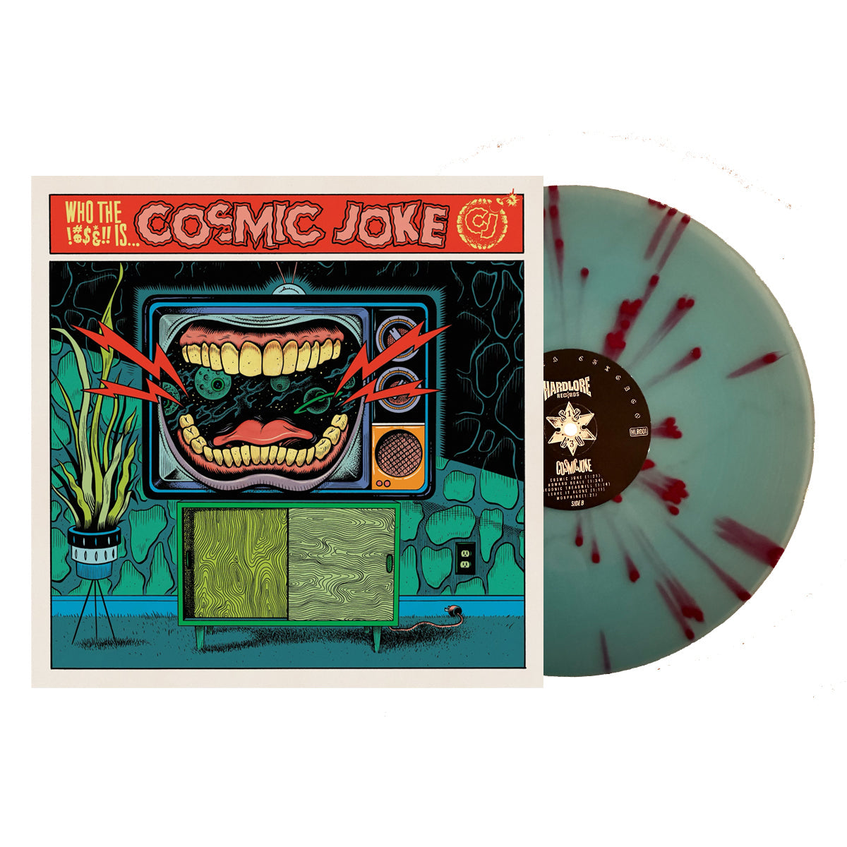 Cosmic Joke - "s/t" LP (Coke Bottle Clear w/Red Splatter)
