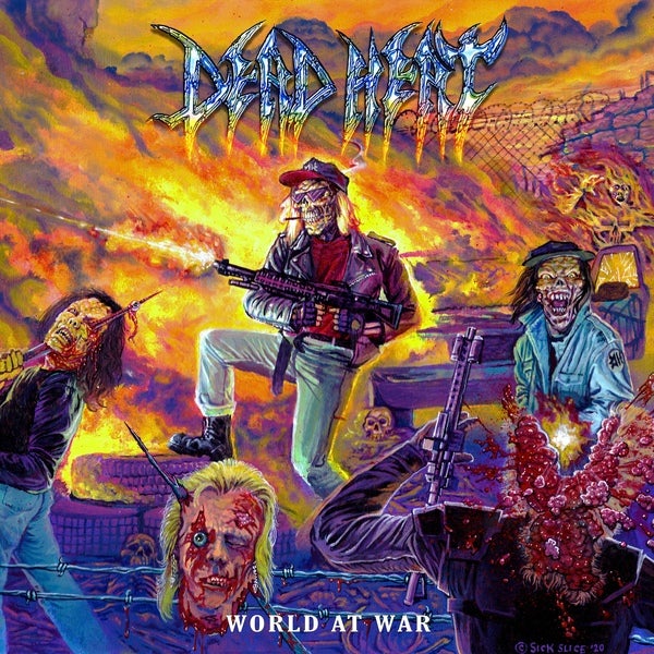 Dead Heat - "World At War" LP (green in Orange)