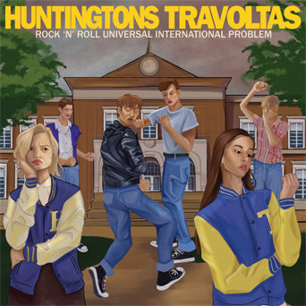 Huntingtons / Travoltas - "Rock 'N' Roll Universal International Problem (Split)" LP