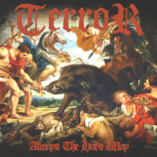 Terror - "Always The Hard Way" LP (Cloudy Blue w/Extra Neon Yellow Splatter)