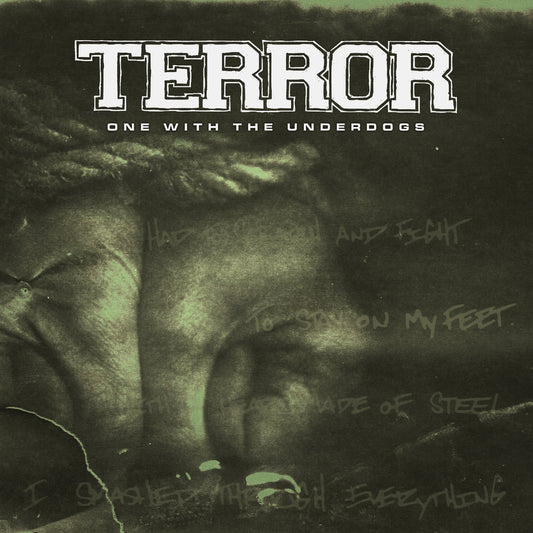Terror - "One With The Underdogs" LP (Cloudy Swamp Green w/Extra Neon Orange Splatter)