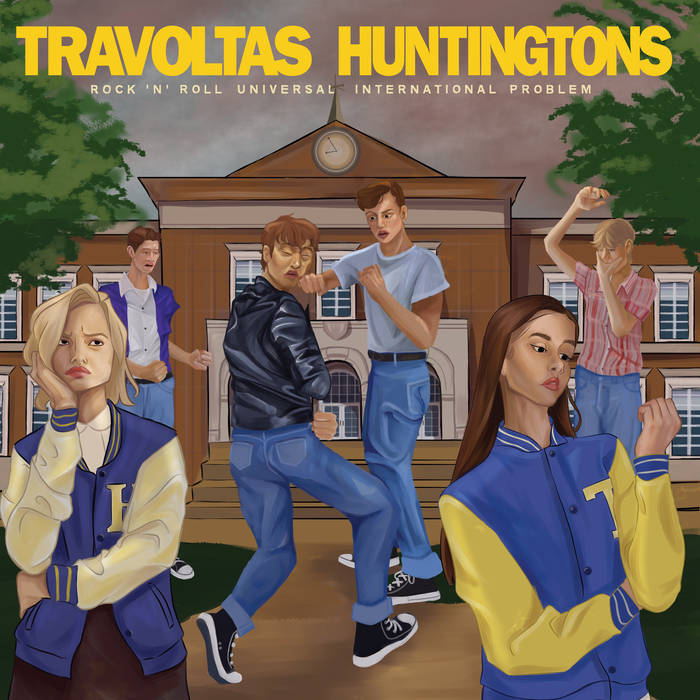 Huntingtons/Travoltas - "Split" LP
