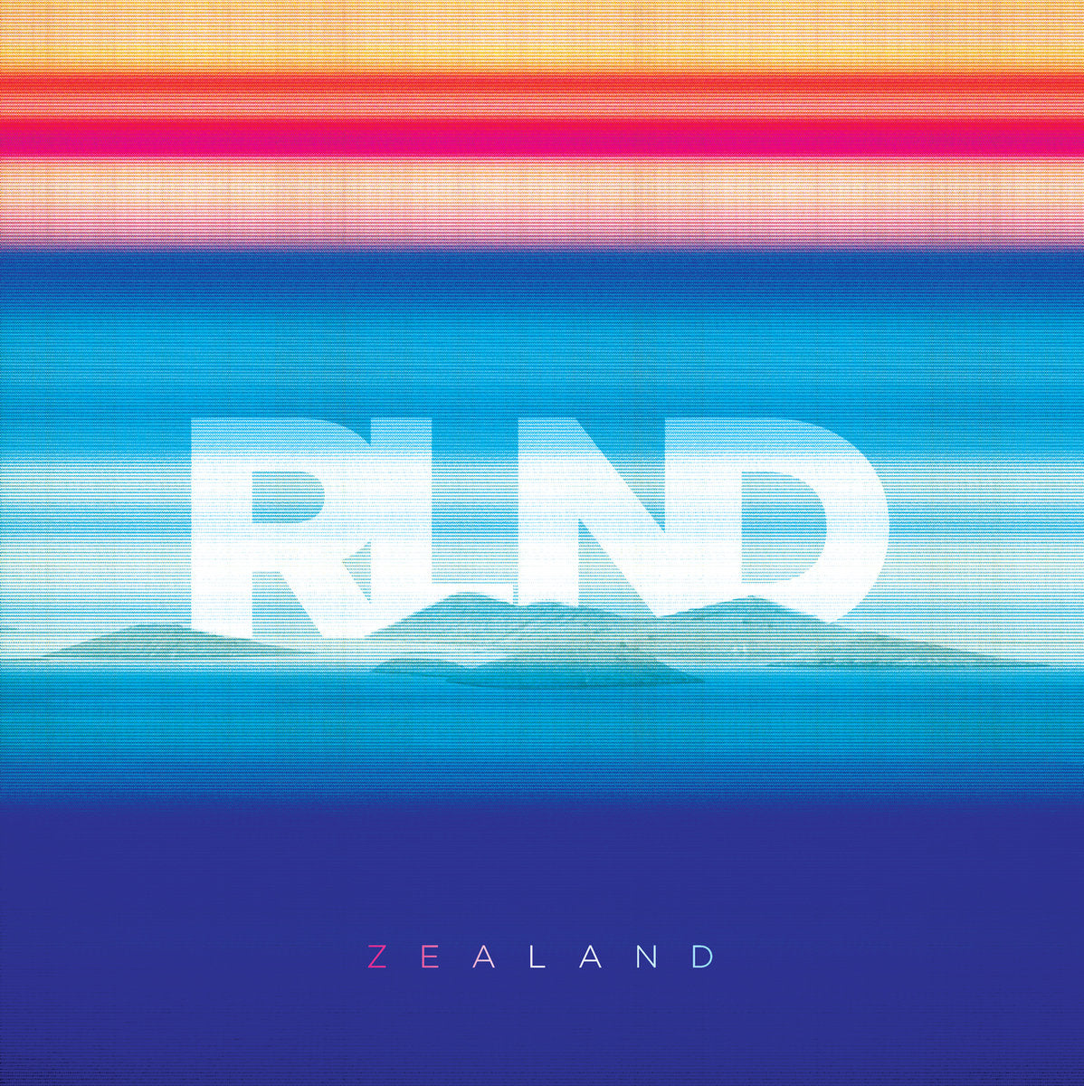 RLND - "Zealand" LP (Clear w/ Blue Splatter)