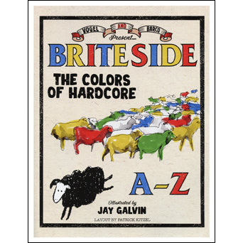 Briteside - "The Colors Of Hardcore A-Z" - Coloring Book