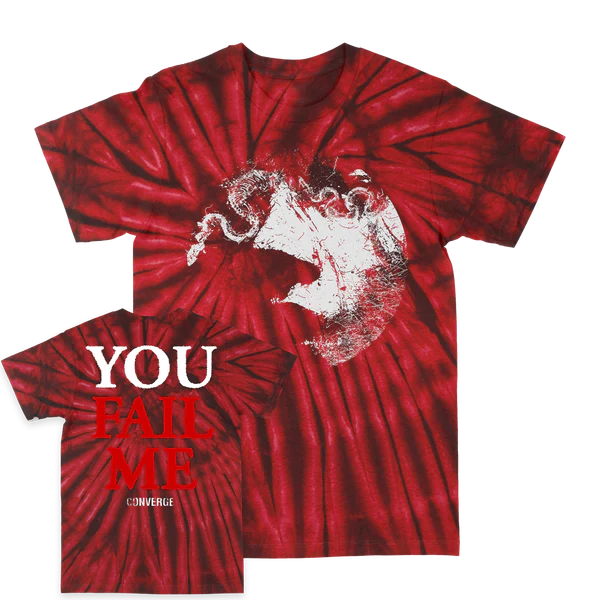 Converge - "Harrow" shirt (spider crimson tie-dye)