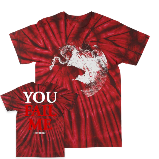 Converge - "Harrow" shirt (spider crimson tie-dye)