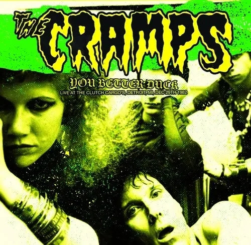 Cramps - "You Better Duck: Live At The Clutch Cargo's, Detroit, Mi, Dec 29th 1982" LP (Color Vinyl)