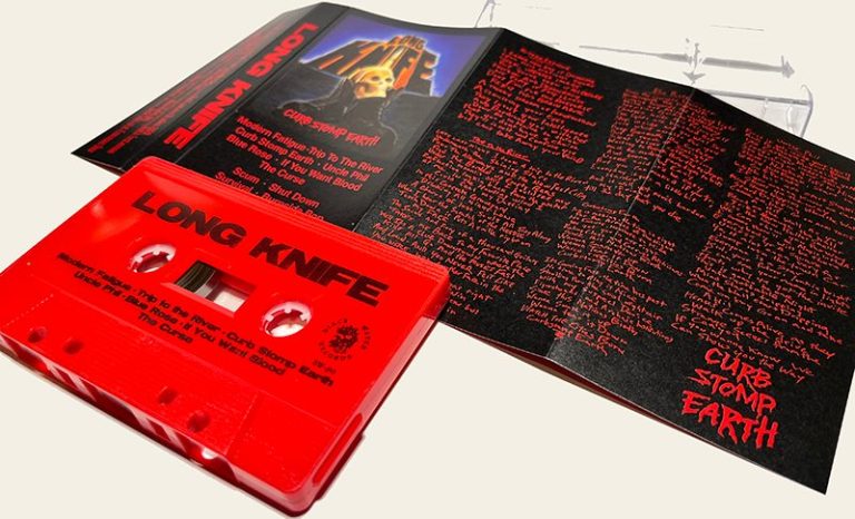 Long Knife - "Curb Stomp Earth" Cassette Tape