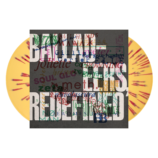 Various Artists - “Balladeers, Redefined” 2xLP - Mustard w/ Red Splatter