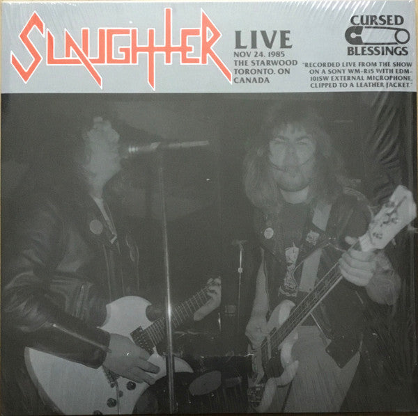 Slaughter - "Live Nov 24, 2985" LP